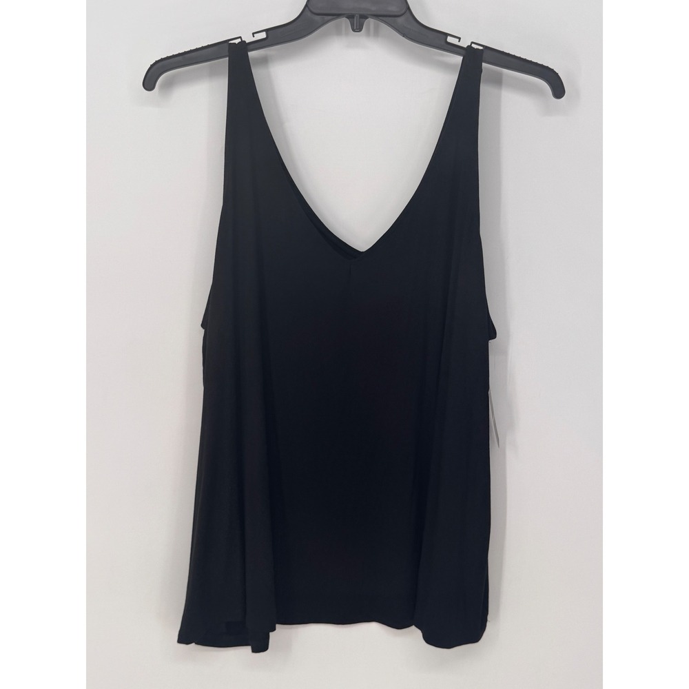 Torrid Tank Top Womens 2X Black NWT Supersoft V Neck Swing Jersey Relaxed Fit